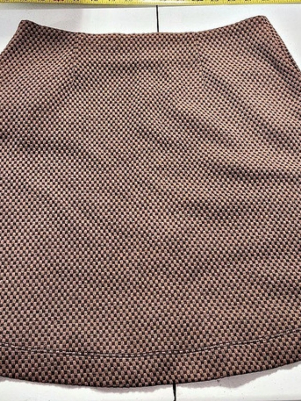Charlotte Russe Geometric A-Line Skirt in Brown & Black Size Medium - Picture 2 of 3